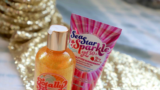 TEEN VOGUE - Sunshine & Glitter Launches Sea Star Sparkle Sparkle Glitter Sunscreen