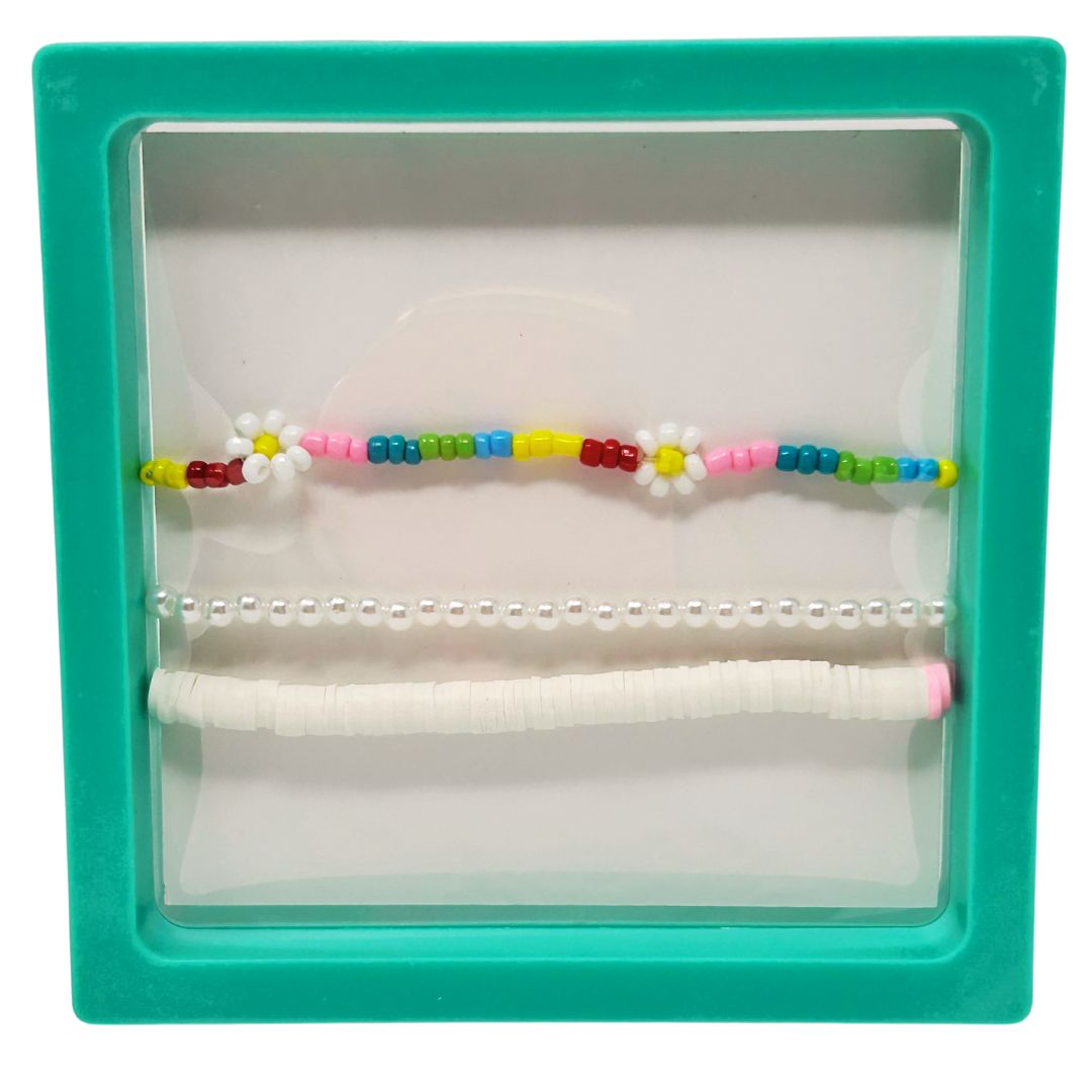 BESTIES Bracelet Set - YEAH - Teal Box