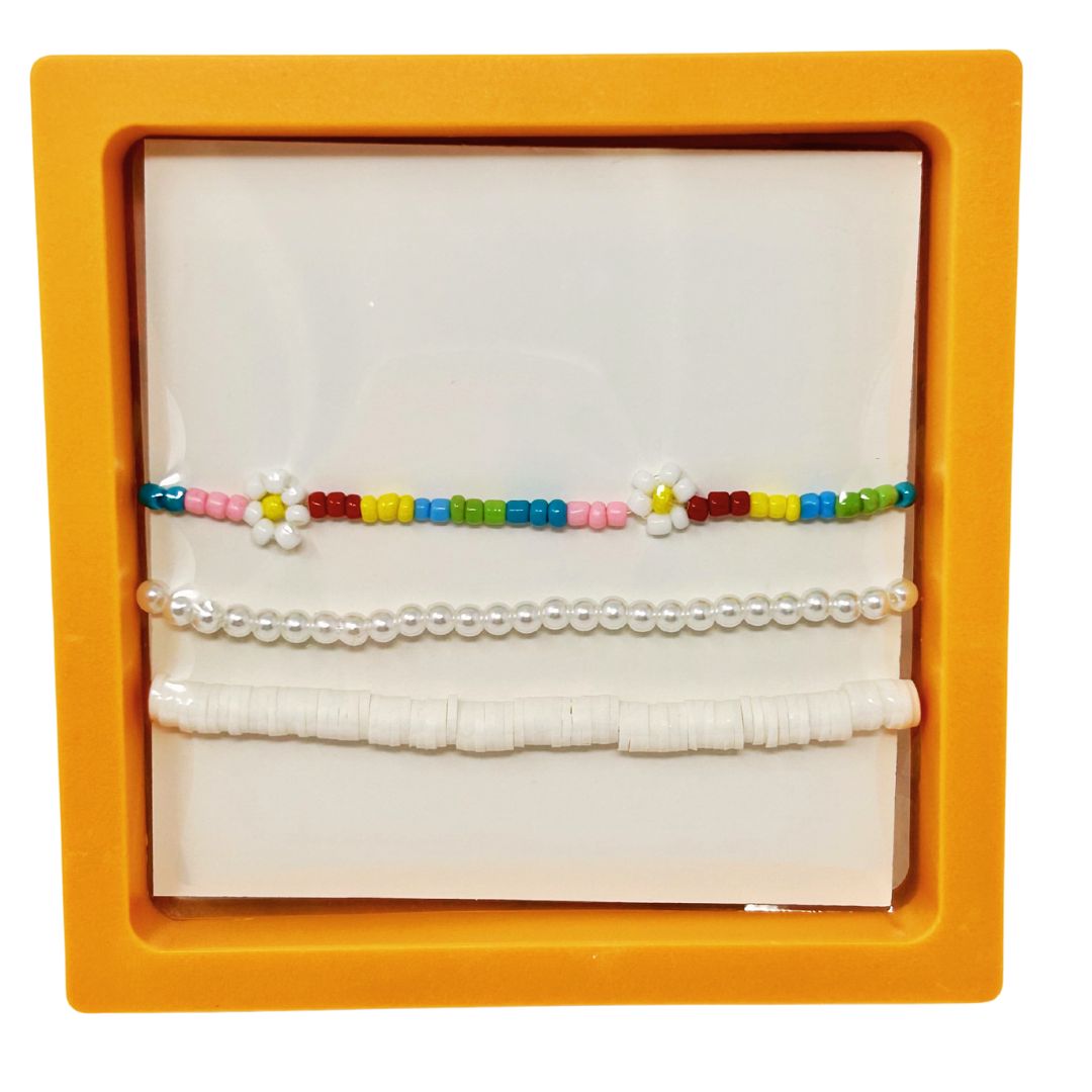 BESTIES Bracelet Set - YEAH - Orange Box
