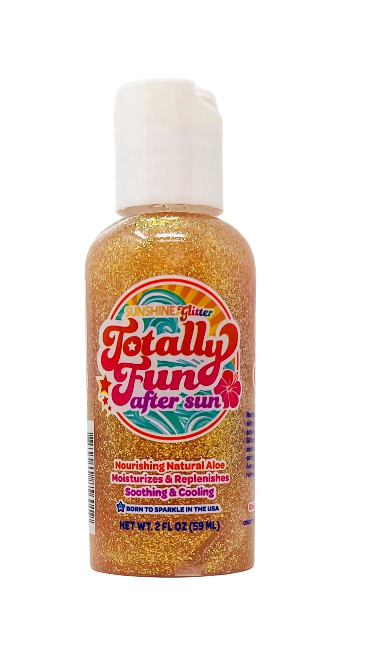 Totally Fun After Sun - Nourishing Aloe Glitter Moisturizer - 2 oz