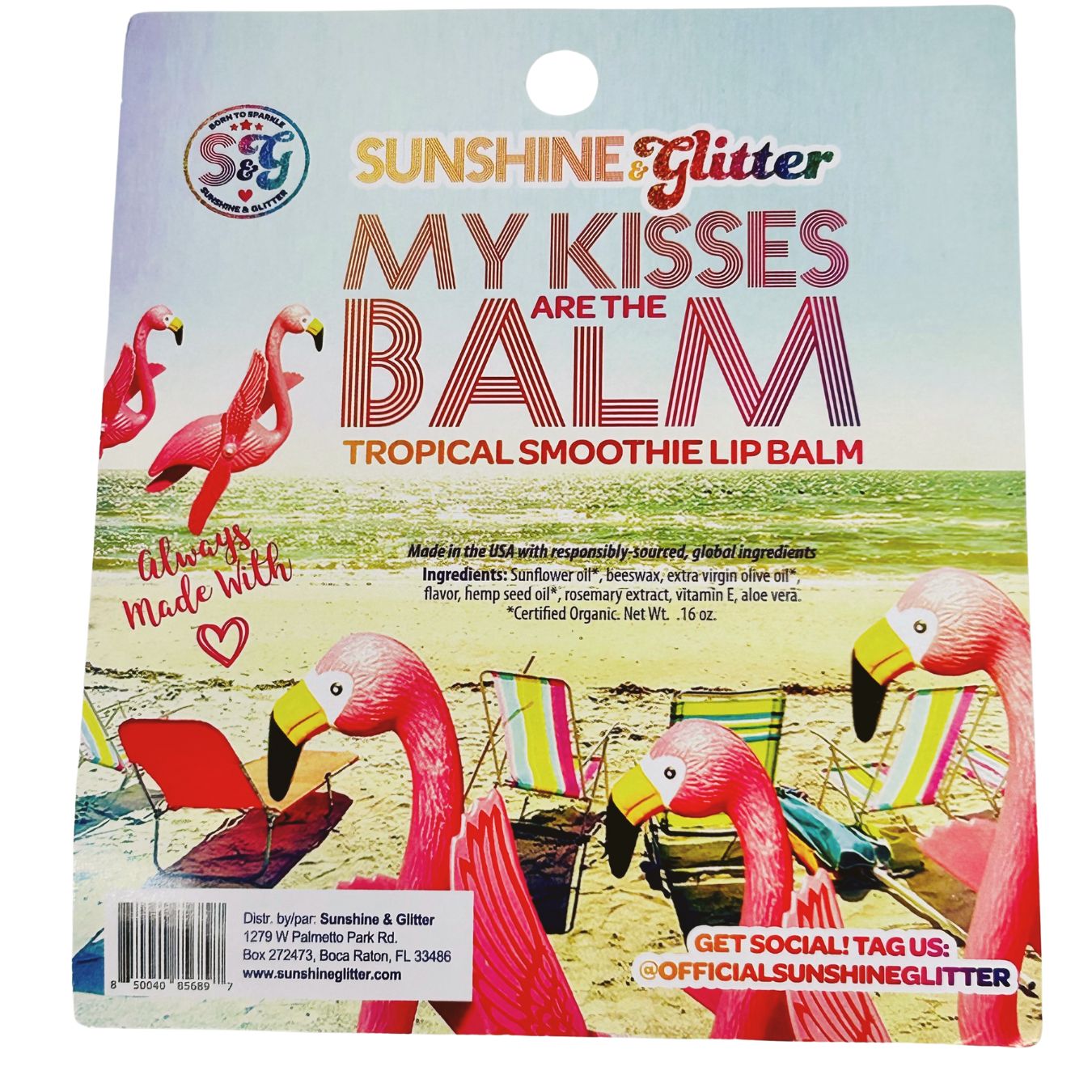 My Kisses Are the Balm Tropical Lip Balm
