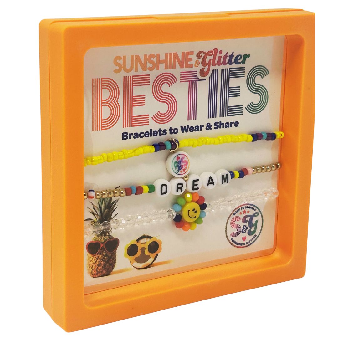BESTIES Bracelet Set - DREAM - Orange Box