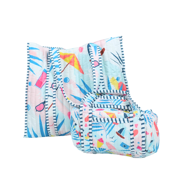 Capri Quilted Mini Duffle