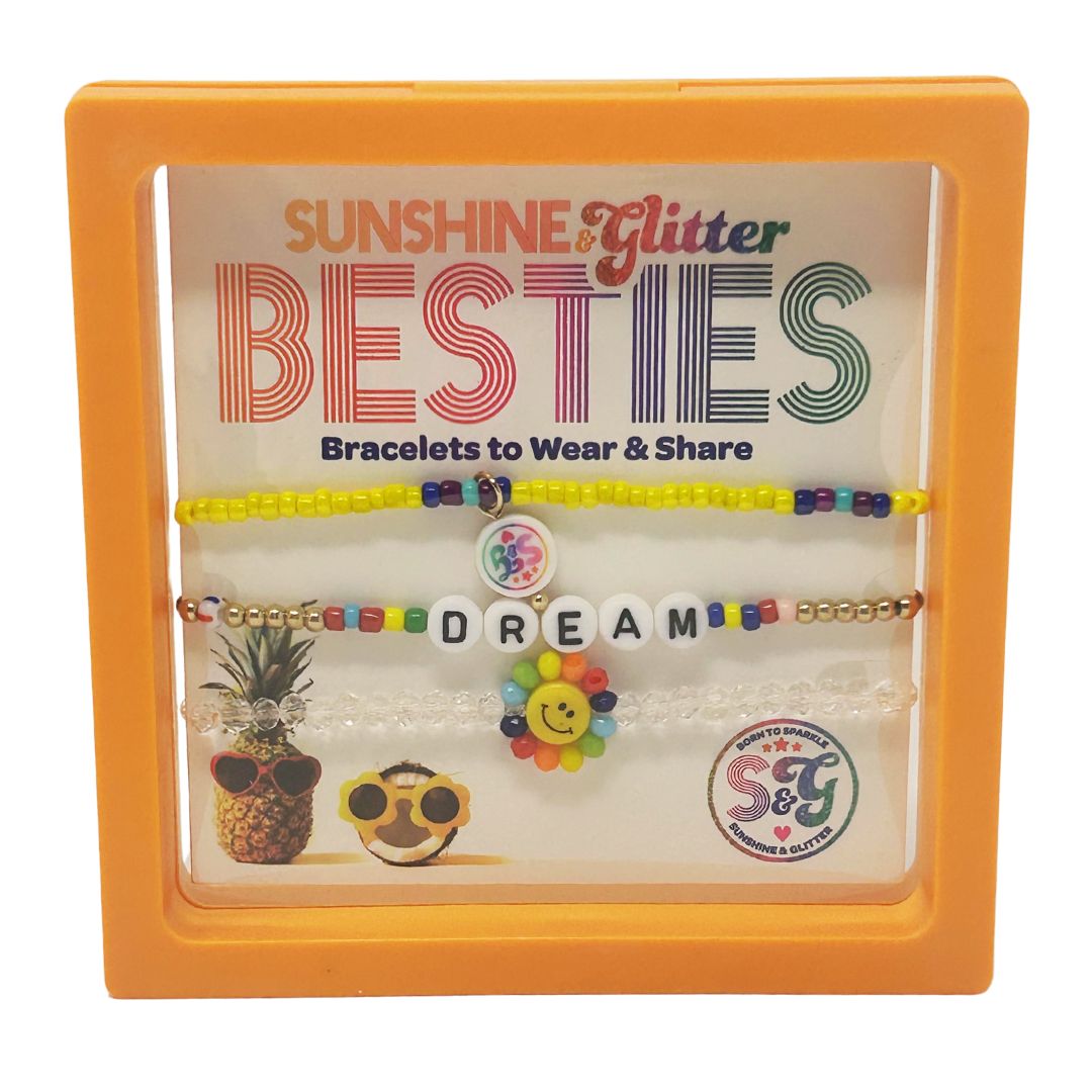 BESTIES Bracelet Set - DREAM - Orange Box