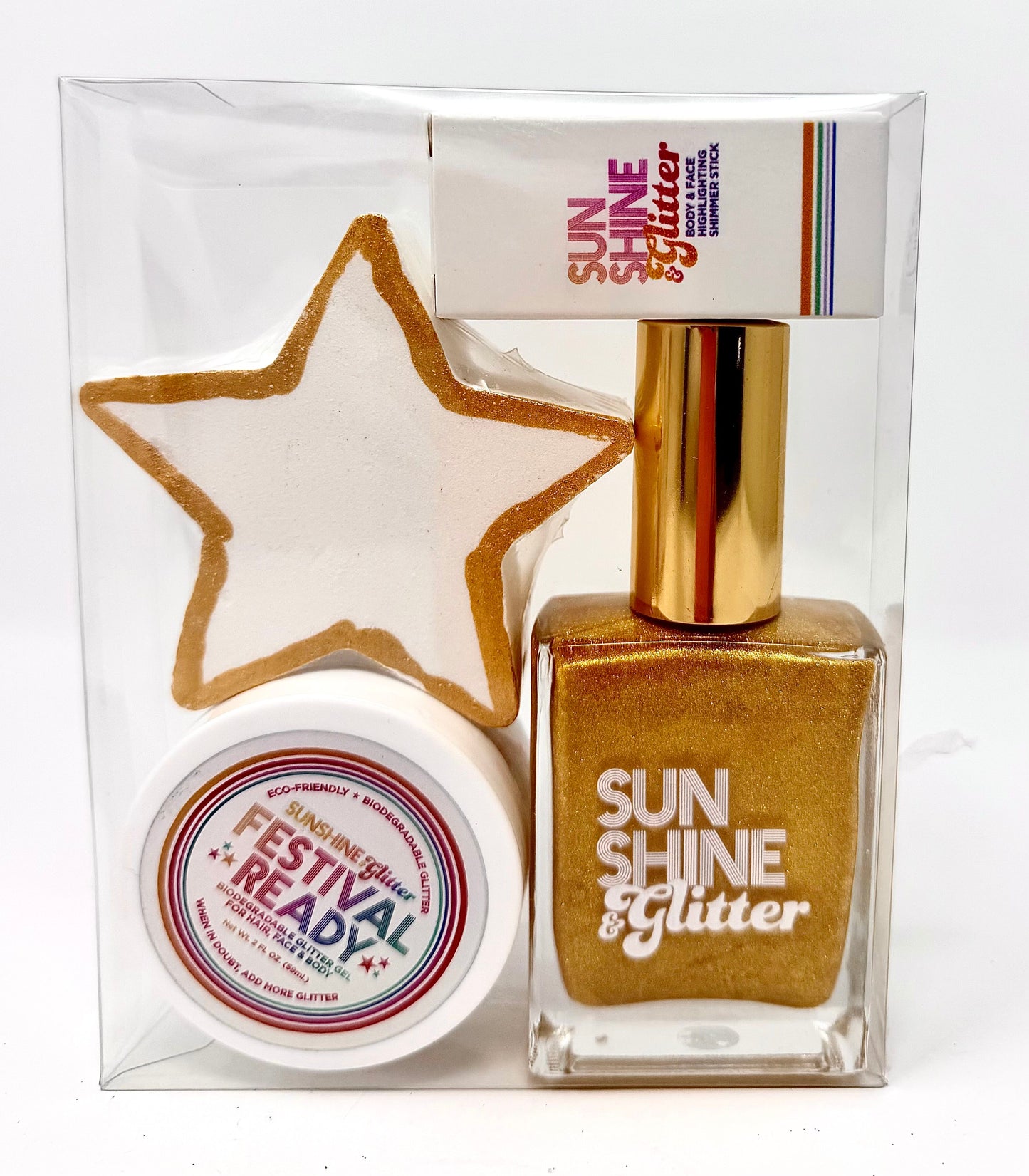 Holiday Glowing Star Shimmer & Glitter Gift Set