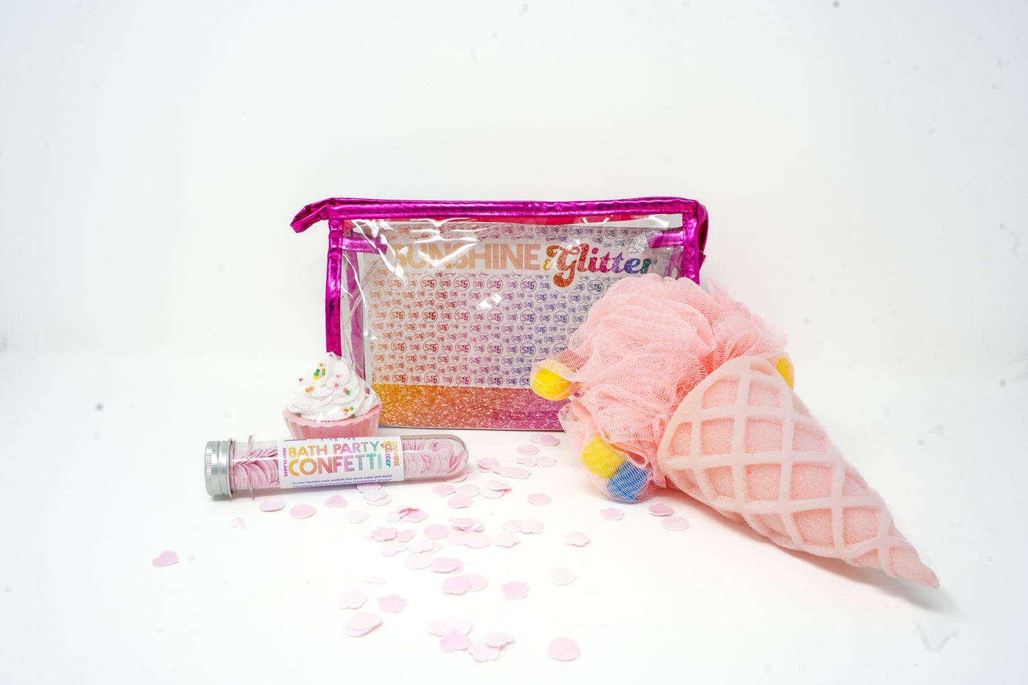 Pink Sweet Celebration Bath Set