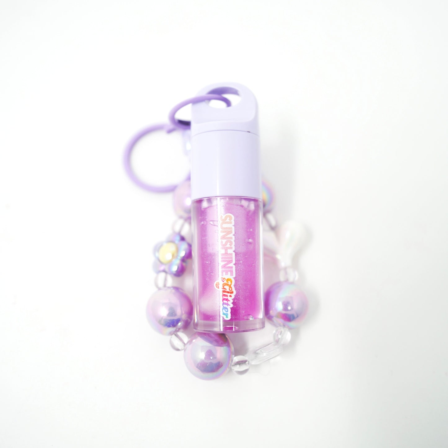 Purple Shimmer POP Lip Gloss Bag Charms