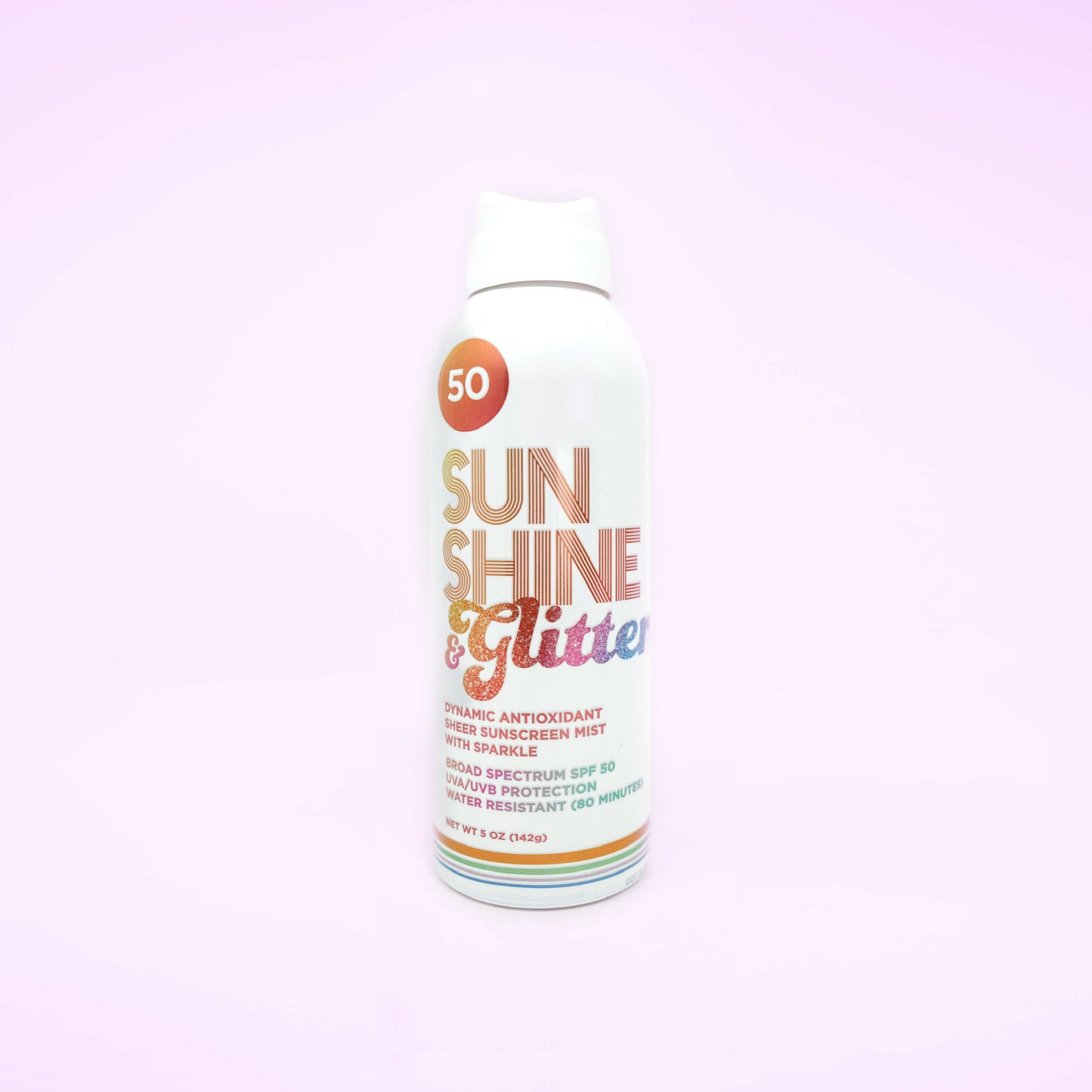 Sunshine & Glitter shimmer sunscreen with SPF – sparkling sun protection for body and face, net weight 5 oz
Sunshine & Glitter SPF shimmer sunscreen – reef-safe, water-resistant glitter sunscreen, net weight 5 oz
Sunshine & Glitter golden shimmer sunscreen – broad spectrum SPF protection with sparkle, net weight 5 oz
Sunshine & Glitter Festival Glow shimmer sunscreen – glittery SPF 30 sunblock for all skin types, net weight 5 oz