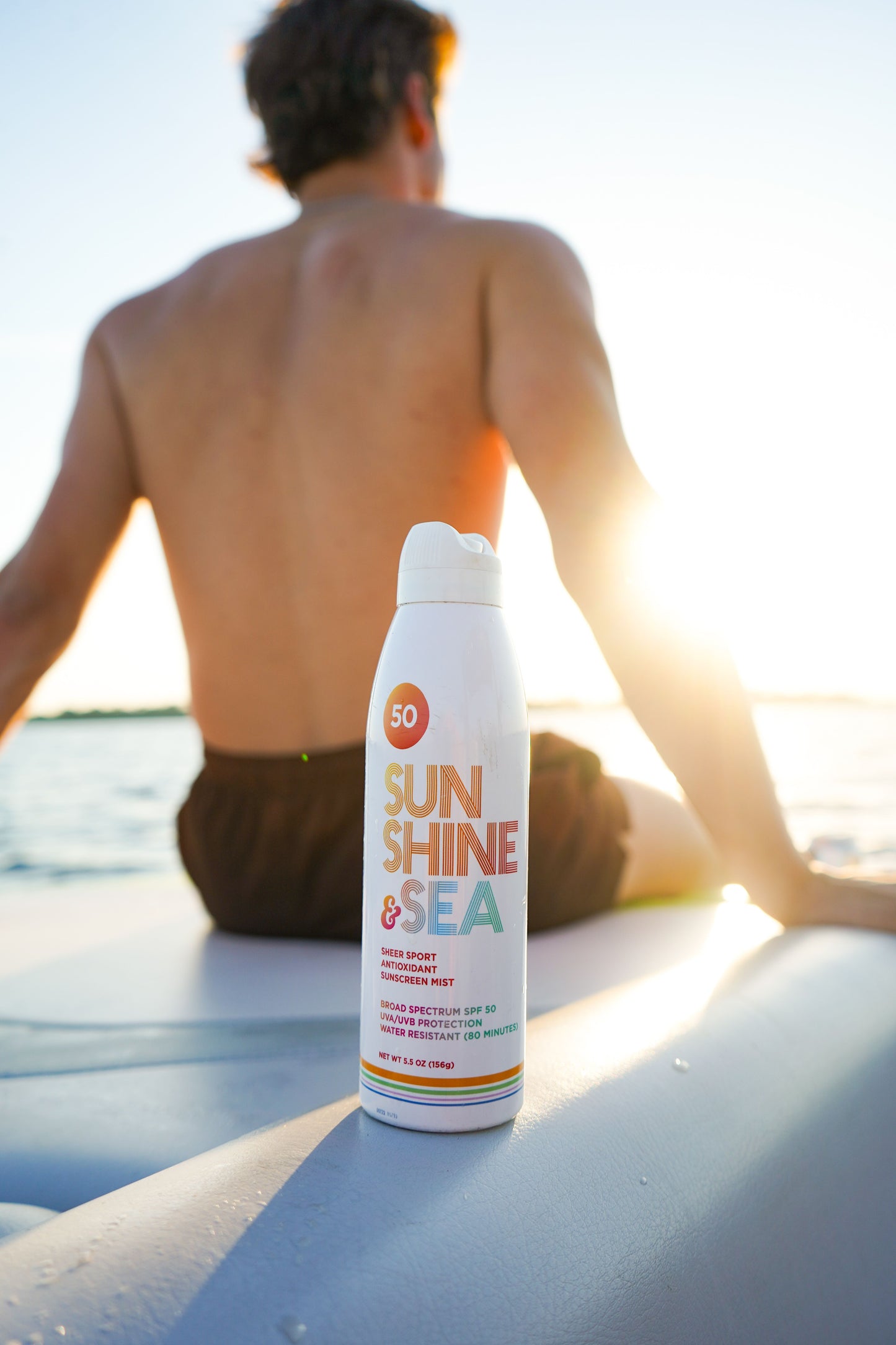 Sunshine & Sea SPF 50 Sparkle Free Sport Antioxidant Mist