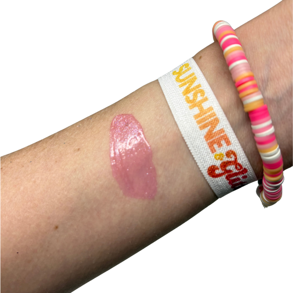 Sparkle POP Lip Gloss Bag Charms-Pink Shimmer