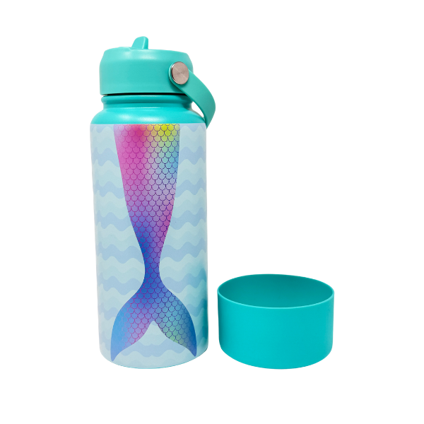 Mermaid Dreams Stainless Steel Water Bottle- Teal