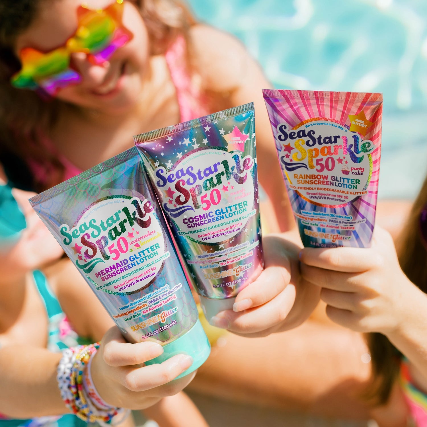 GLITTER SUNSCREEN