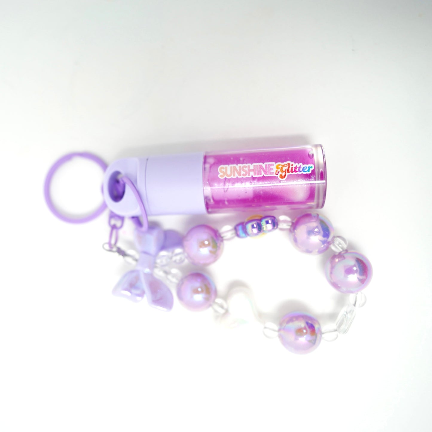 Purple Shimmer POP Lip Gloss Bag Charms