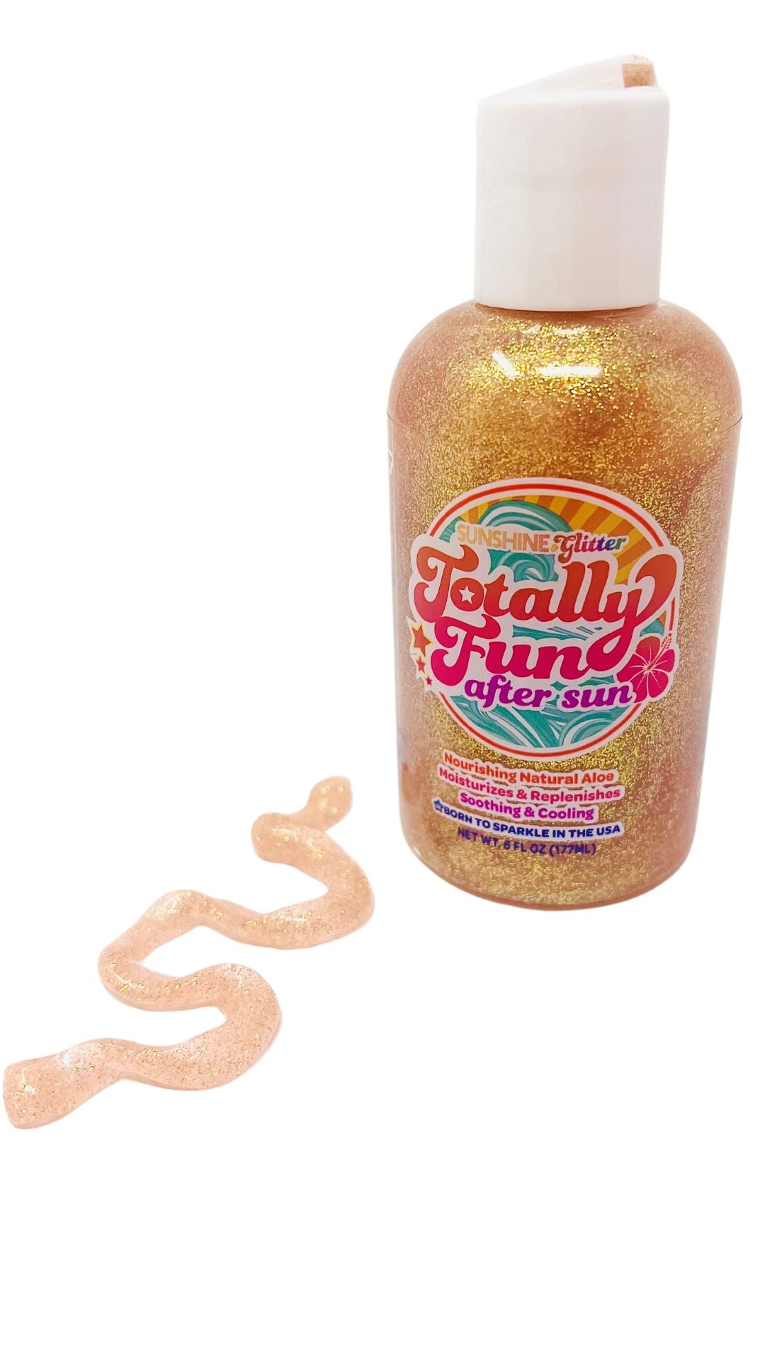 Totally Fun Biodegradable Glitter After Sun 6 oz.