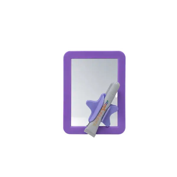 Locker Keeper Mirror & Lip Gloss Set Purple