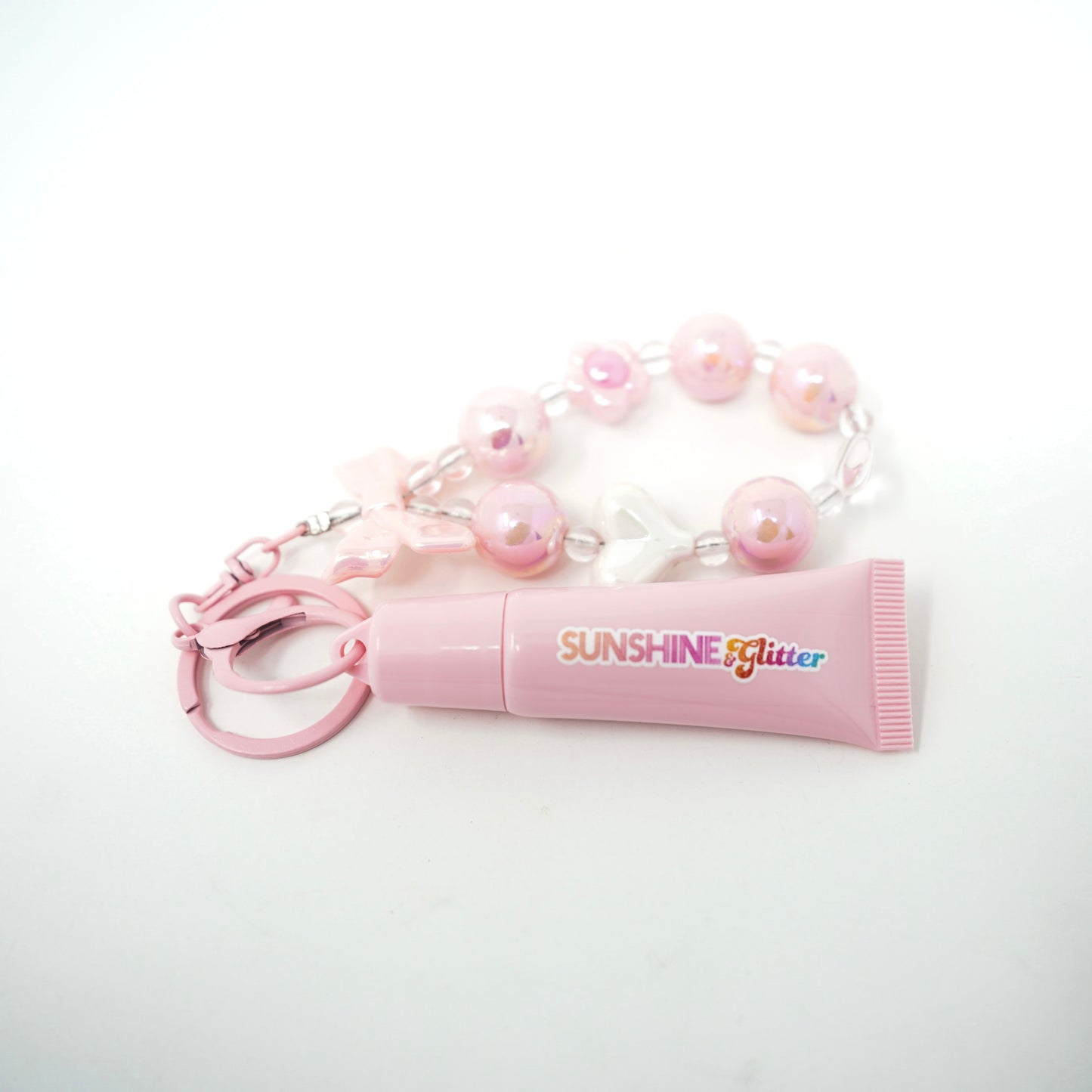 Sugar Pink GLOSS BABE Lip Gloss Bag Charms
