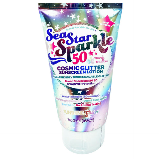 Sea Star Sparkle Cosmic SPF 50 Biodegradable Glitter Sunscreen