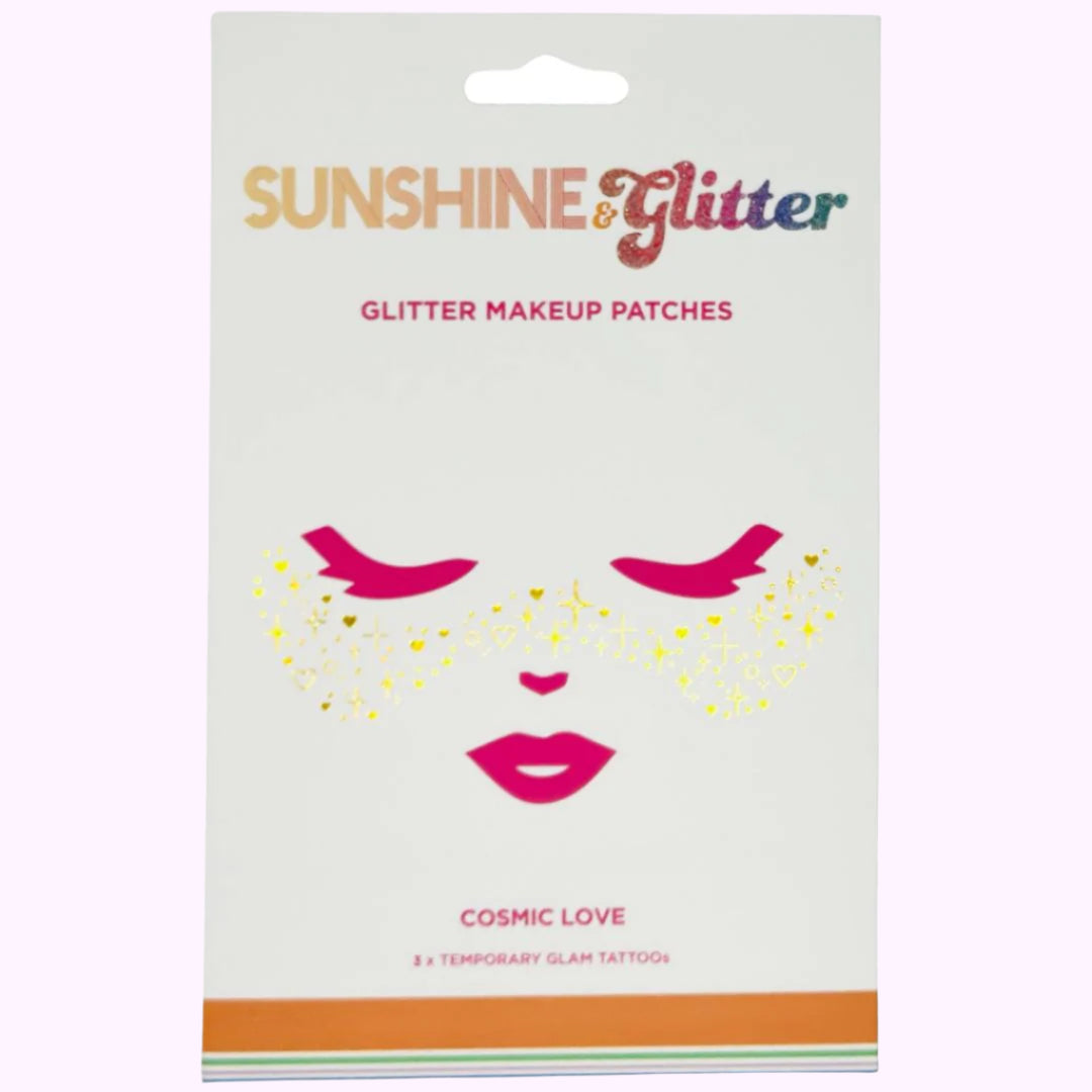 Sunshine & Glitter Face Tattoo - COSMIC LOVE