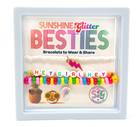 BESTIES Bracelet Set - Hey Girl Hey