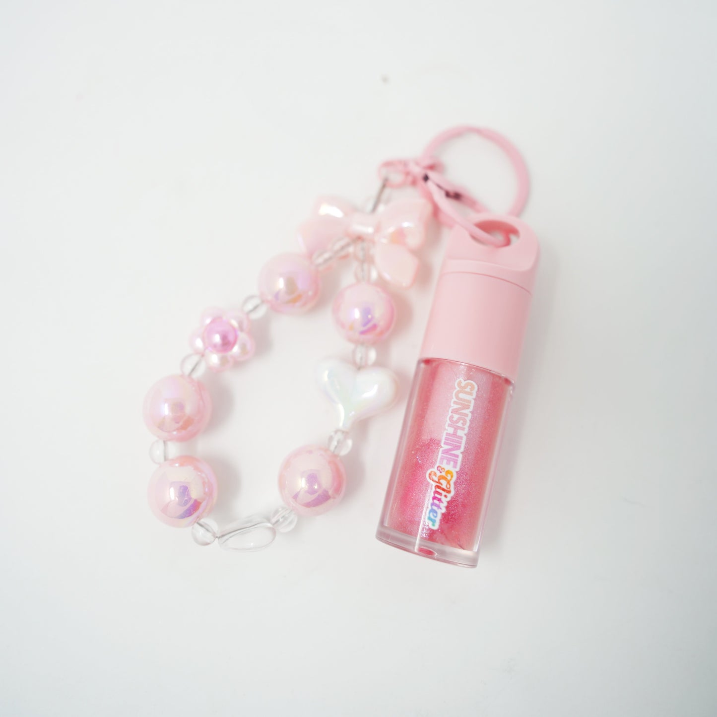Pink Shimmer POP Lip Gloss Bag Charms