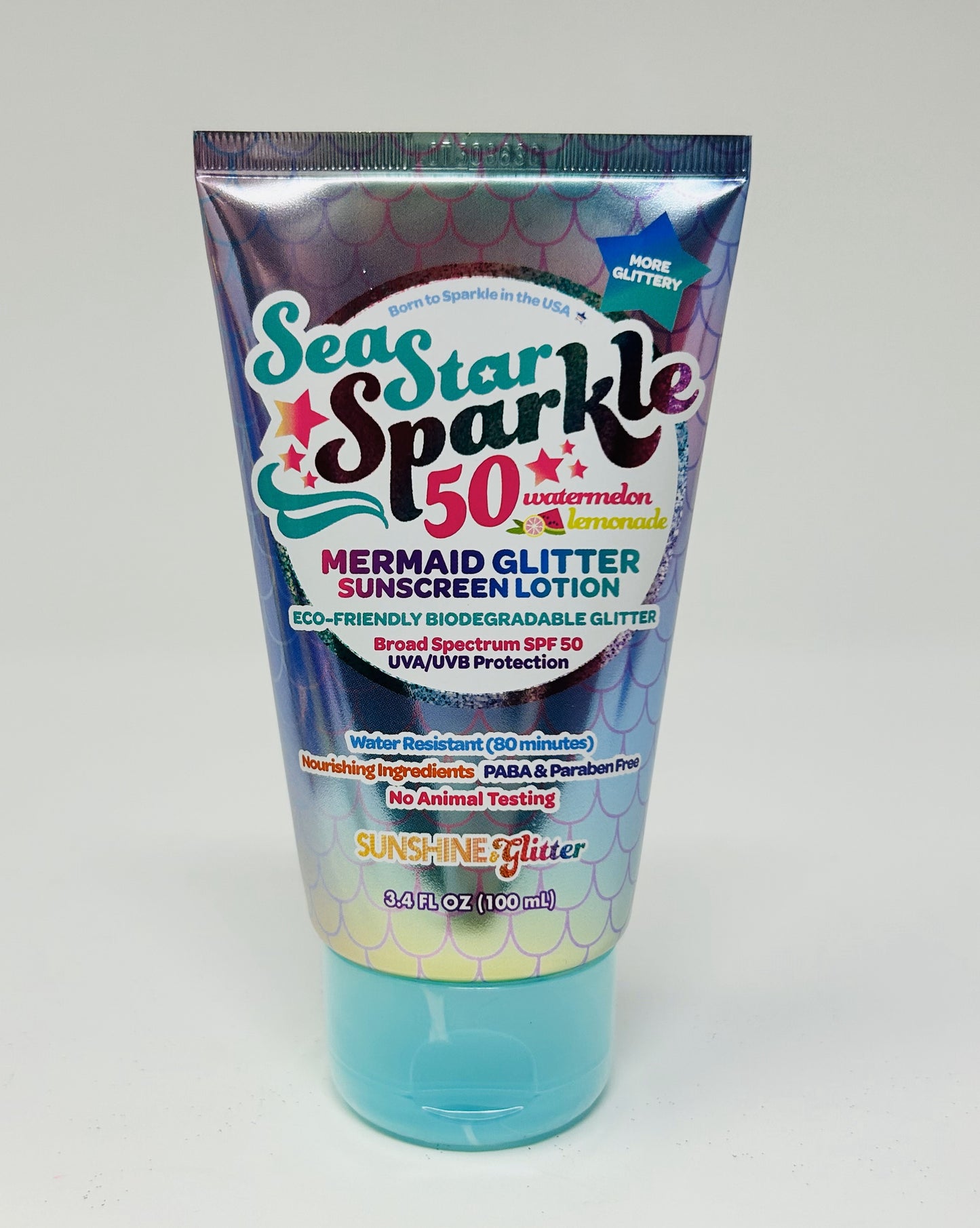 Sea Star Sparkle Mermaid Watermelon Lemonade SPF 50 Travel-Ready Gift Set