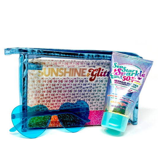 Sea Star Sparkle Mermaid Watermelon Lemonade SPF 50 Travel-Ready Gift Set