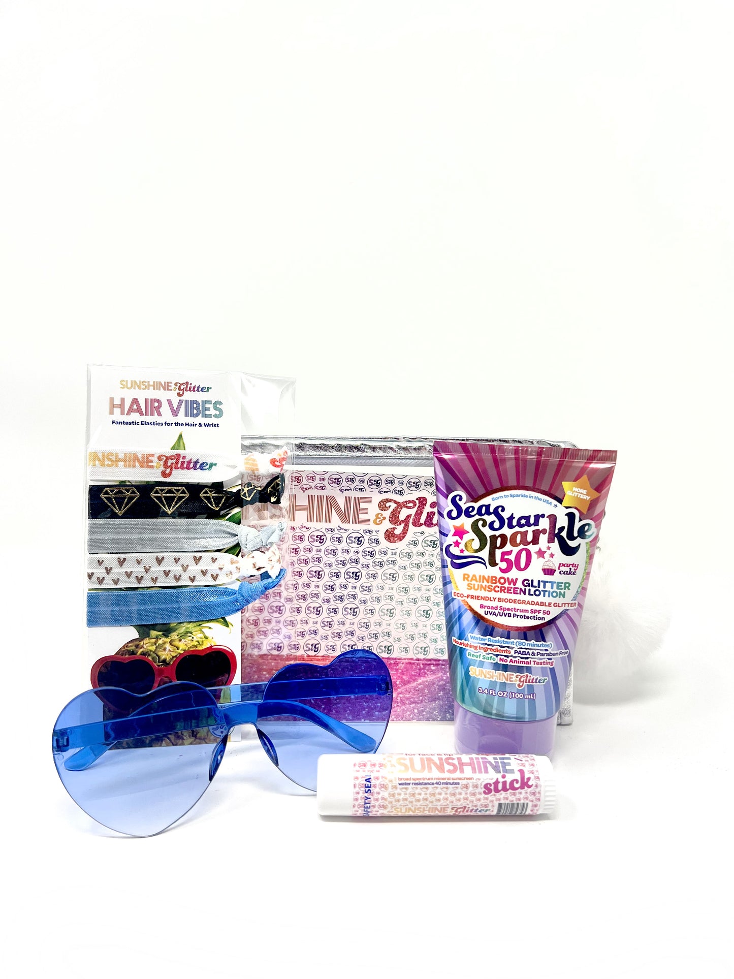 Rainbow Party Cake Deluxe Gift Set