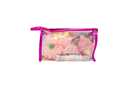 Pink Ice Cream Party Bath Set