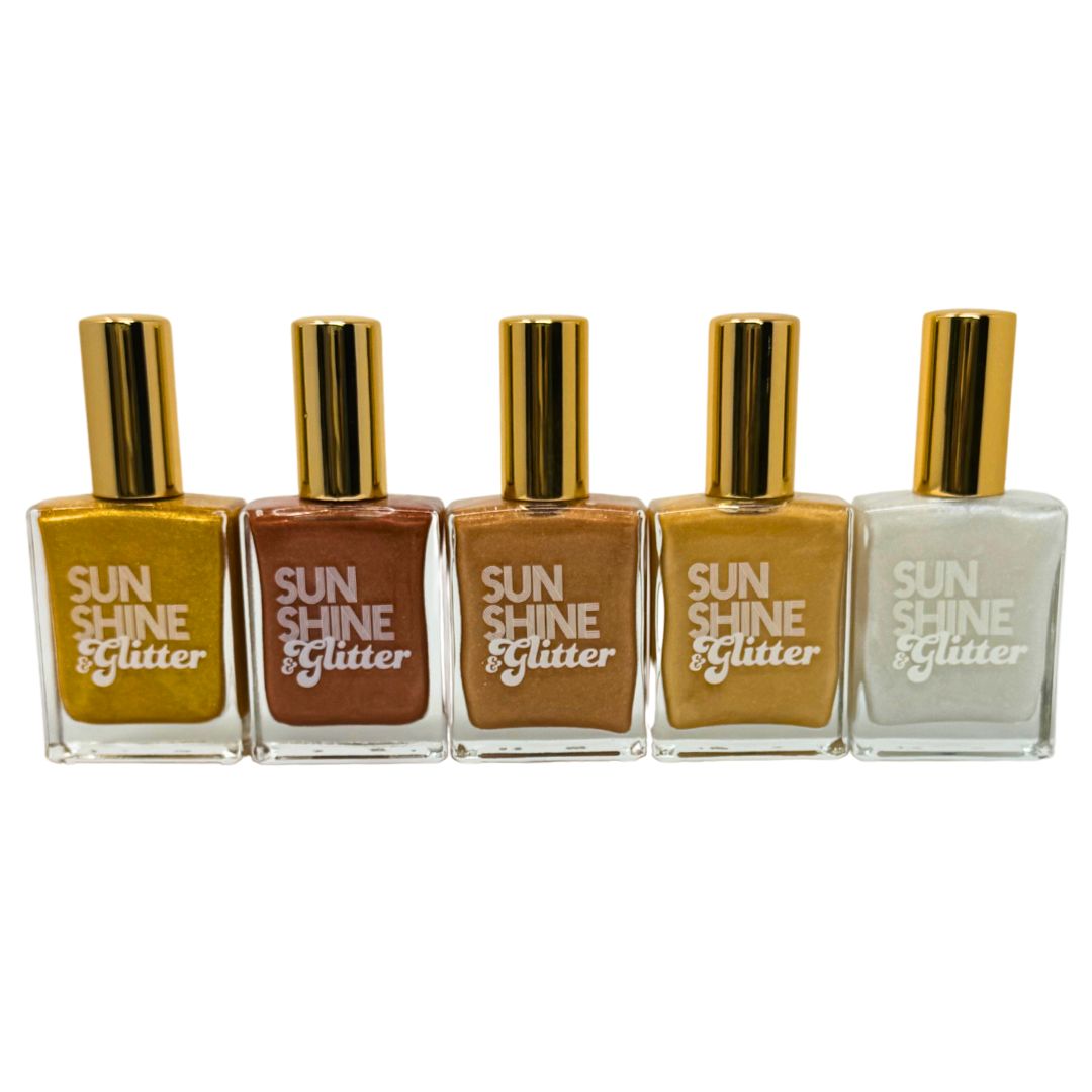 Sunshine & Glitter Highlighter Shimmer Spray Oil for Hair & Body - MOONSHINE