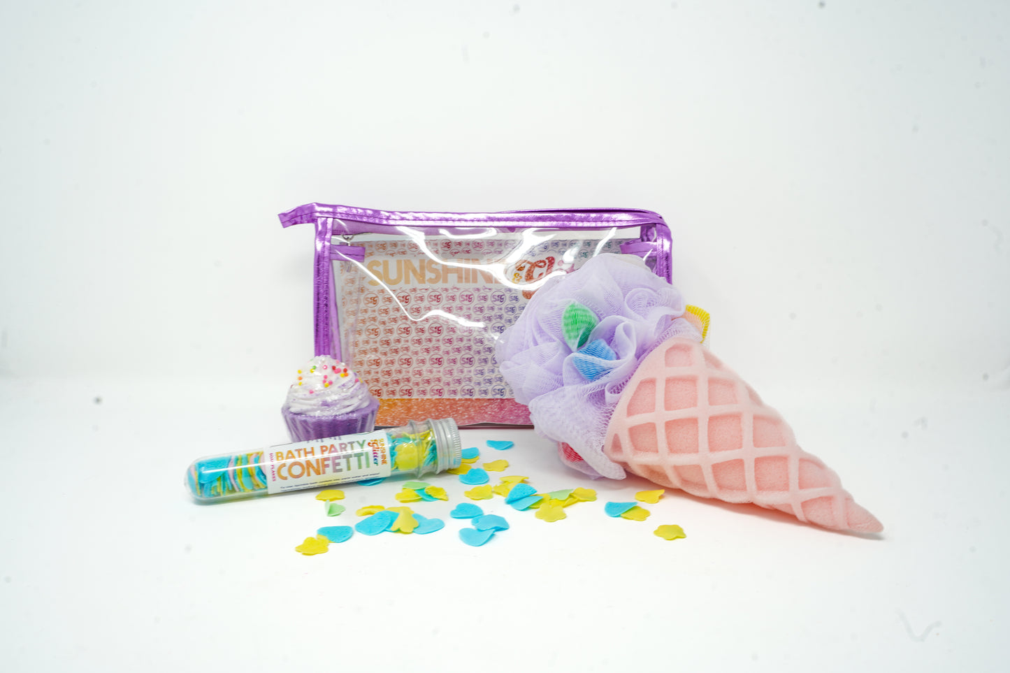 Purple Sweet Celebration Bath Set