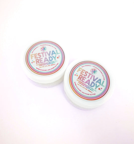 Sunshine & Glitter holographic glitter gel for face and body, 2 fl oz – vegan and cruelty-free Sunshine & Glitter glitter gel – festival makeup for face, body, and hair, 2 fl oz Sunshine & Glitter sparkle gel – long-lasting, skin-safe glitter for parties and festivals, 2 fl oz Sunshine & Glitter FESTIVAL READY glitter gel – shimmering body glitter, 2 fl oz jar
