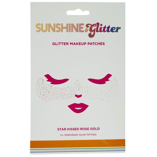 Sunshine & Glitter Face Tattoo -  3-pack – shimmering makeup patches for a flawless, sun-kissed glow, water-resistant and skin-friendly

Sunshine & Glitter face tattoos – 3-pack of shimmering makeup patches, easy-to-apply, water-resistant for all-day sparkle

Sunshine & Glitter 3-pack face tattoos – premium, skin-friendly shimmering patches for instant glam and sun-kissed glow, water-resistant

Sunshine & Glitter Face Tattoo -3-pack – sparkling, easy-to-apply makeup patches for effortles