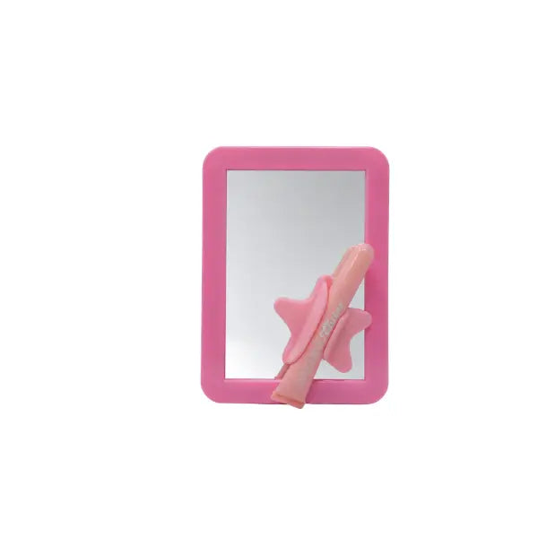 Locker Keeper Mirror & Lip Gloss Set Pink