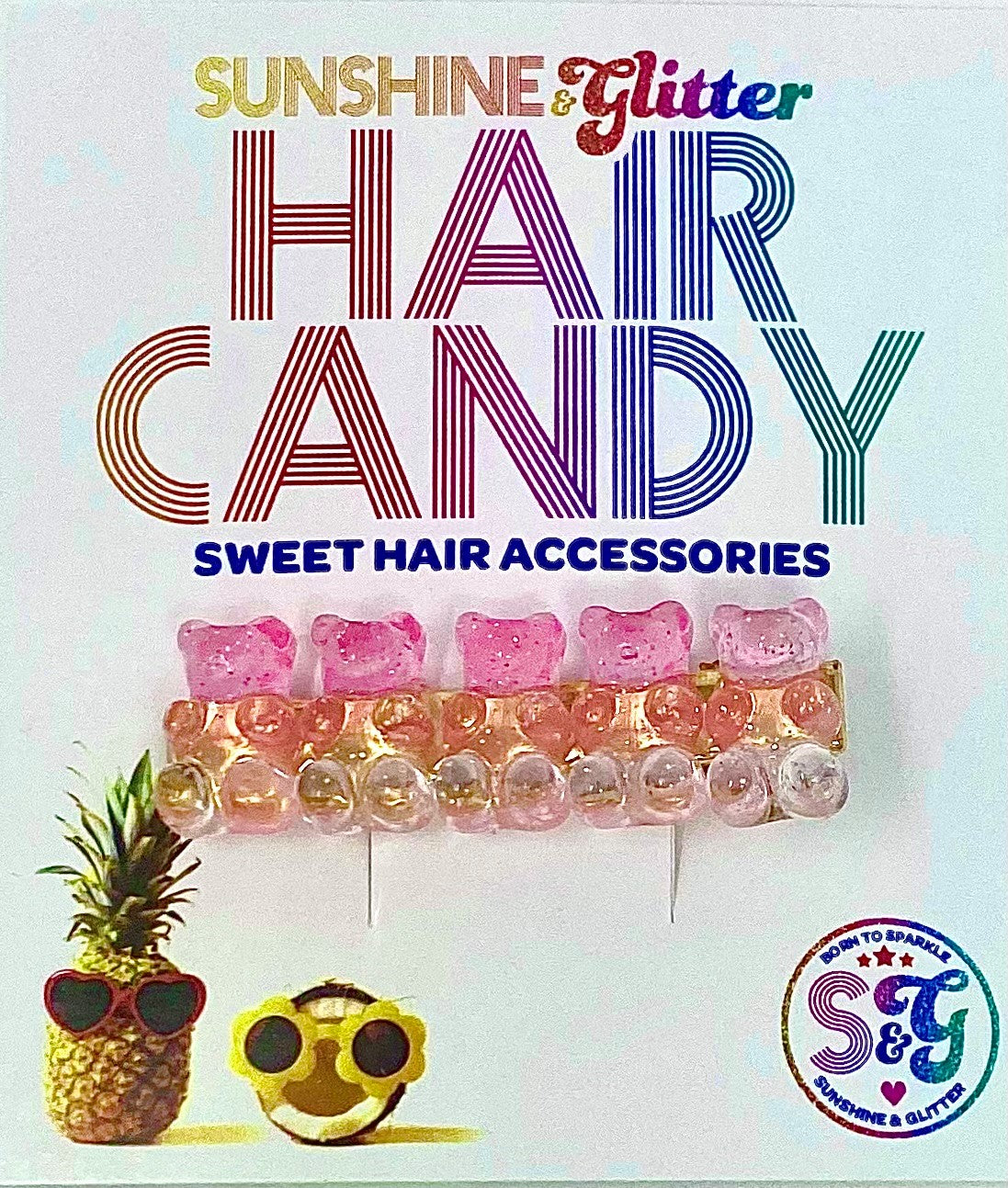 håndtag anker centeret HAIR CANDY Sweet Hair Accessories - Gummy Bear Hair Clip – Sunshine &  Glitter