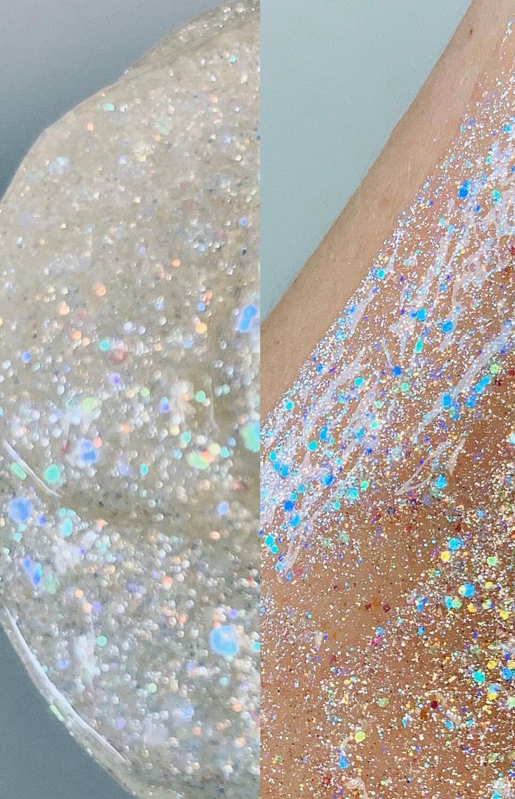 Birthday Everyday Party Cake Scented Holo-iridescent Glitter Body