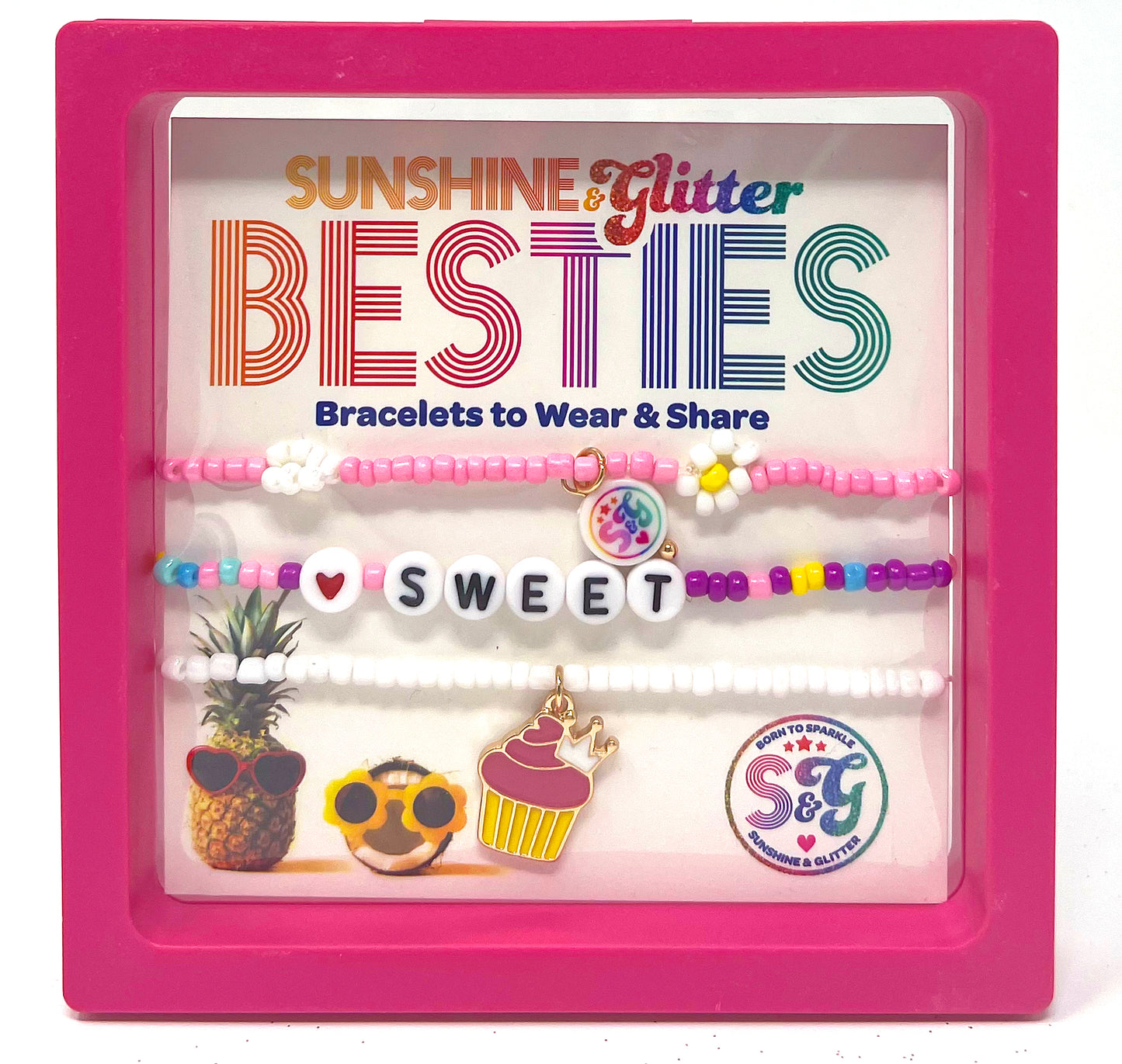 BESTIE Bracelets Set - SWEET